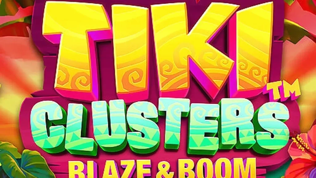 Tiki Clusters Blaze & Boom slot game interface
